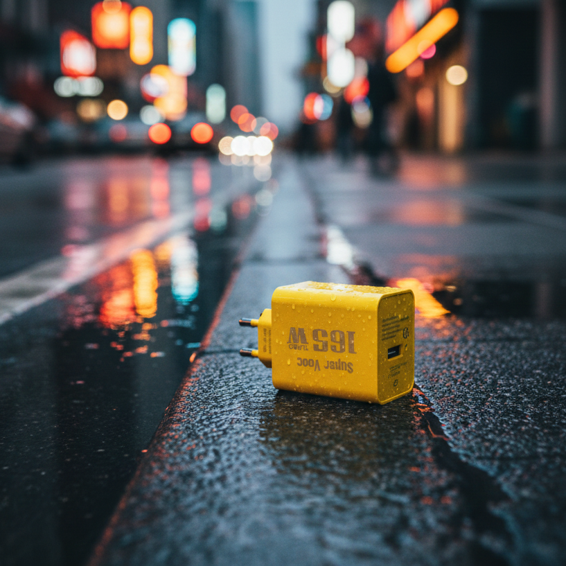 165 W Super Vooc Turbo Charger Providing Ultra Fast Charging Speed With Reliable Performance (Without Box & Cable)