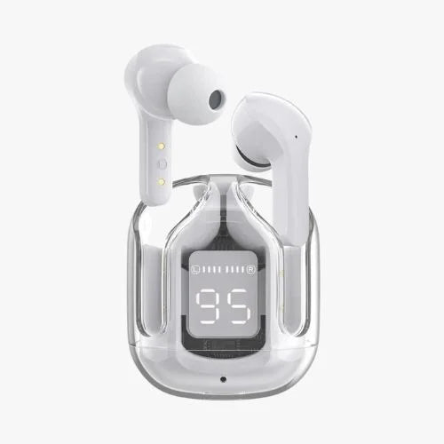 Air 31 Earbuds Wireless Earbuds With Crystal Transparent Case Type C Charging And Bluetooth 5.3 Providing Durable Quality - Random Color