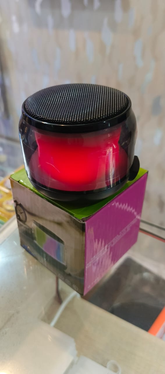 RGB Lights Portable Wireless Speaker | Long‑Lasting Battery | Premium Box Packaging