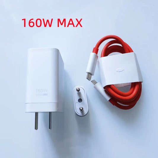 160 W Super Vooc Turbo Charger Providing Ultra Fast Charging Speed With Reliable Performance (Without Box & Cable)