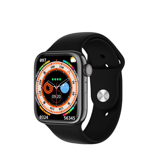 HOTTU Smart Watch Hot 8 Pro ⌚ | 2.02" HD IPS LED Display | Water Resistant | Heart Rate & Music Control | Android Compatible