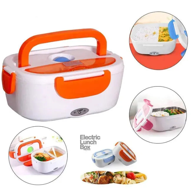Waterproof Portable Electric Heating Lunch Box(Random Color)